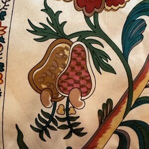 Botanical Silk Tapestry Scarf